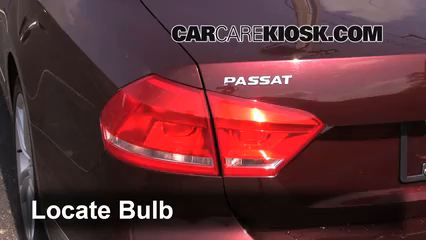 2013 Volkswagen Passat TDI SE 2.0L 4 Cyl. Turbo Diesel Lights Brake Light (replace bulb)